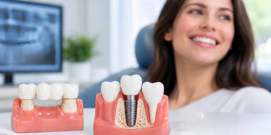 Restoring Function and Confidence: A Guide to Fixed Dental Bridges and Dental Implants
